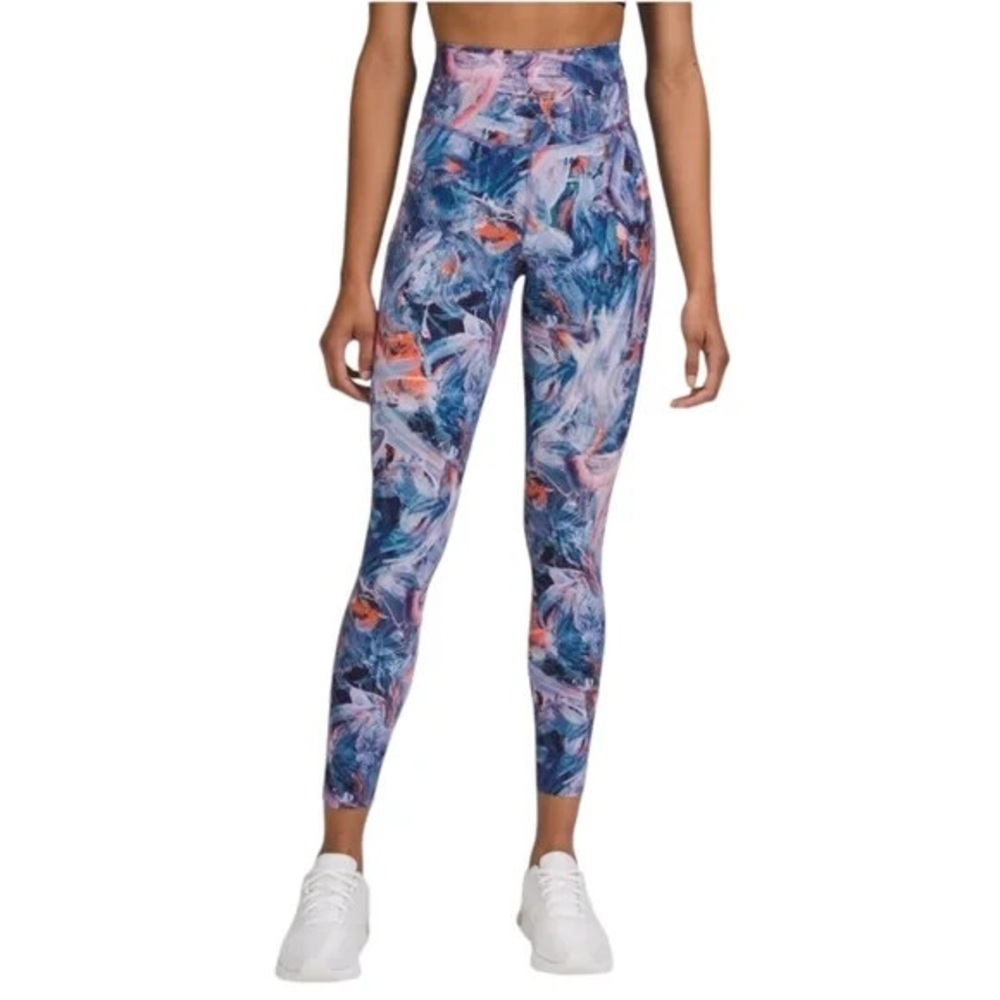 lululemon athletica Base Pace High-Rise Crop Leggings - Purple and Red